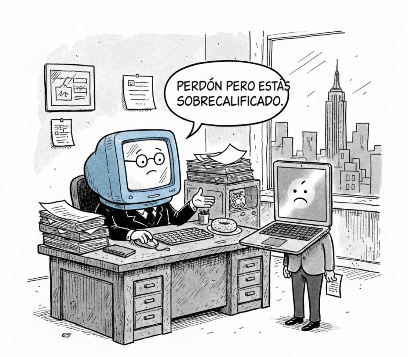 Cuando estar sobrecalificado no es un elogio