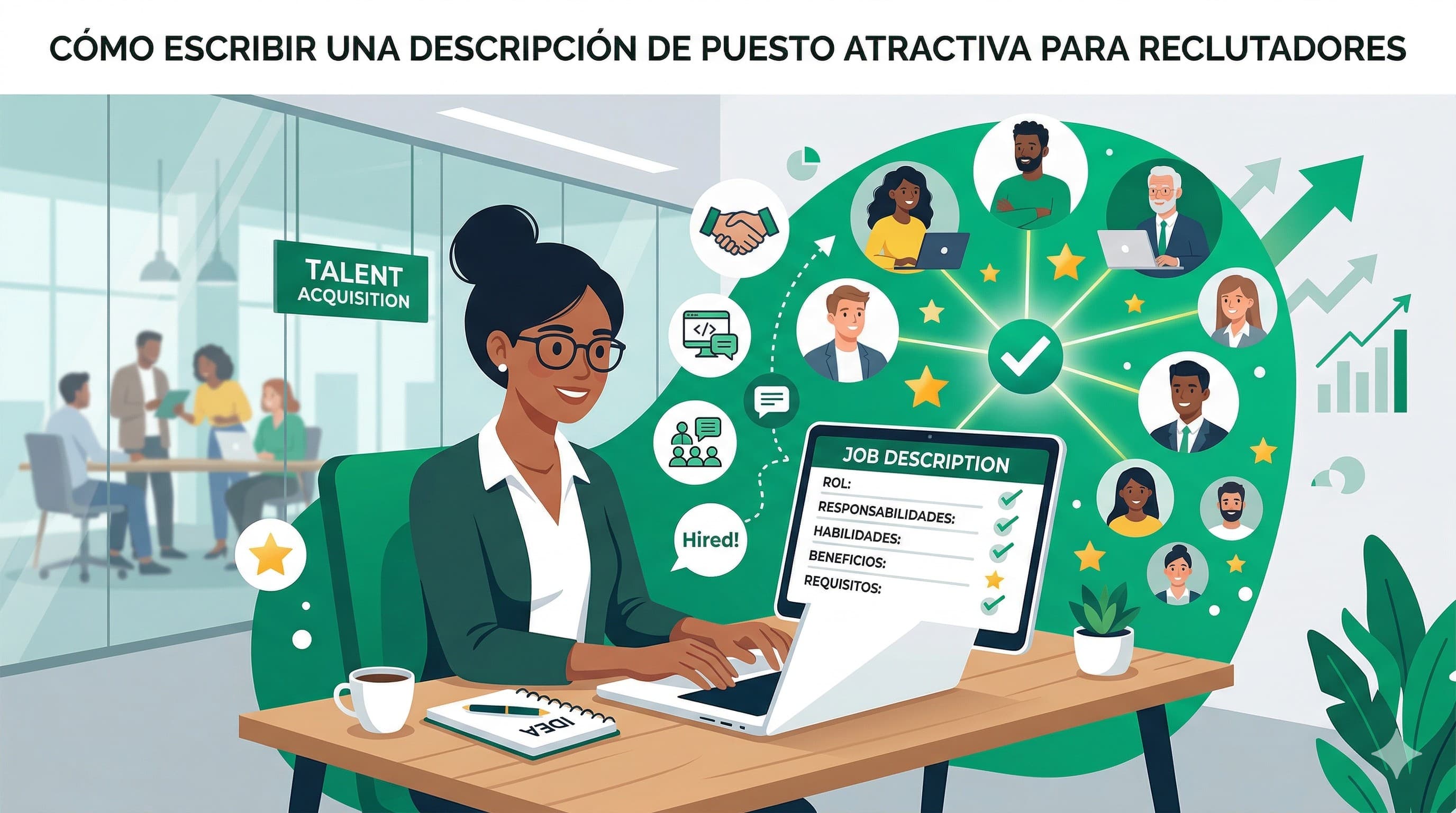 Cómo escribir una descripción de puesto atractiva que vende la oportunidad